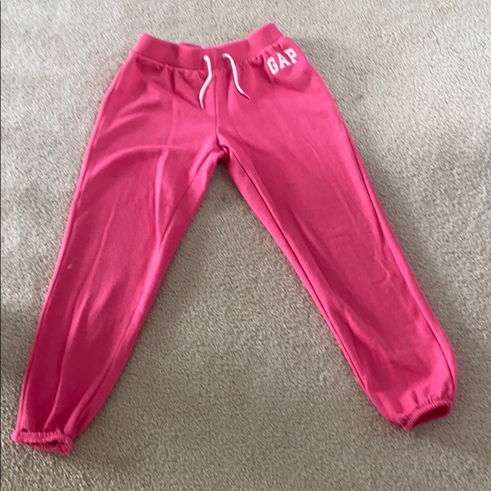 Pink gap sweat pants